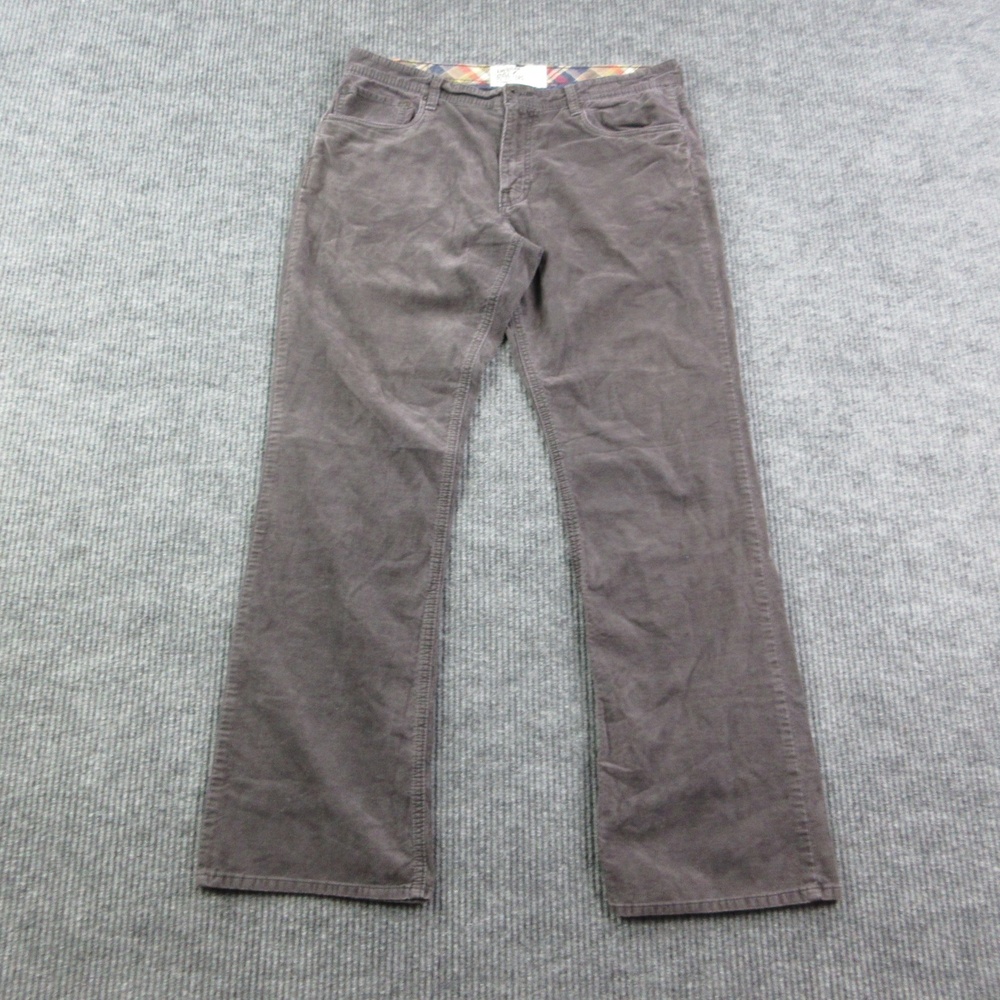 American Eagle Outfitters Pants Mens 36 Brown Corduroy Khaki Straight 36x33*